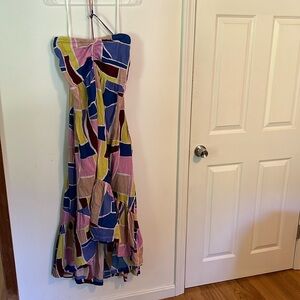 Multicolor halter‎ dress by The Odells